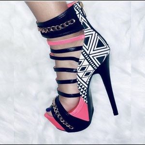 Coral Platform Sandal